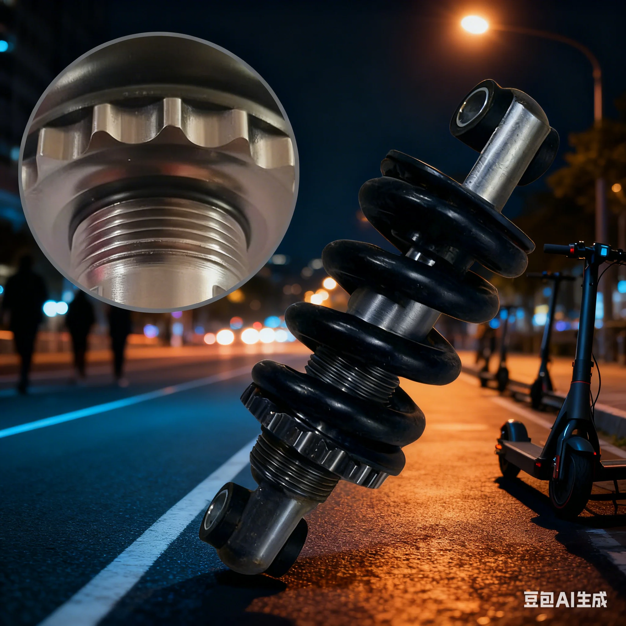 

Scooter Front Rear Shock Absorber Mechanical Version For Kukirin G4 Electric Scooter Original Shock Absorber Replace Accessories