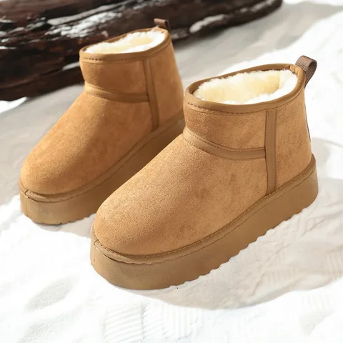 Women's Sheepskin Wool Low Boots