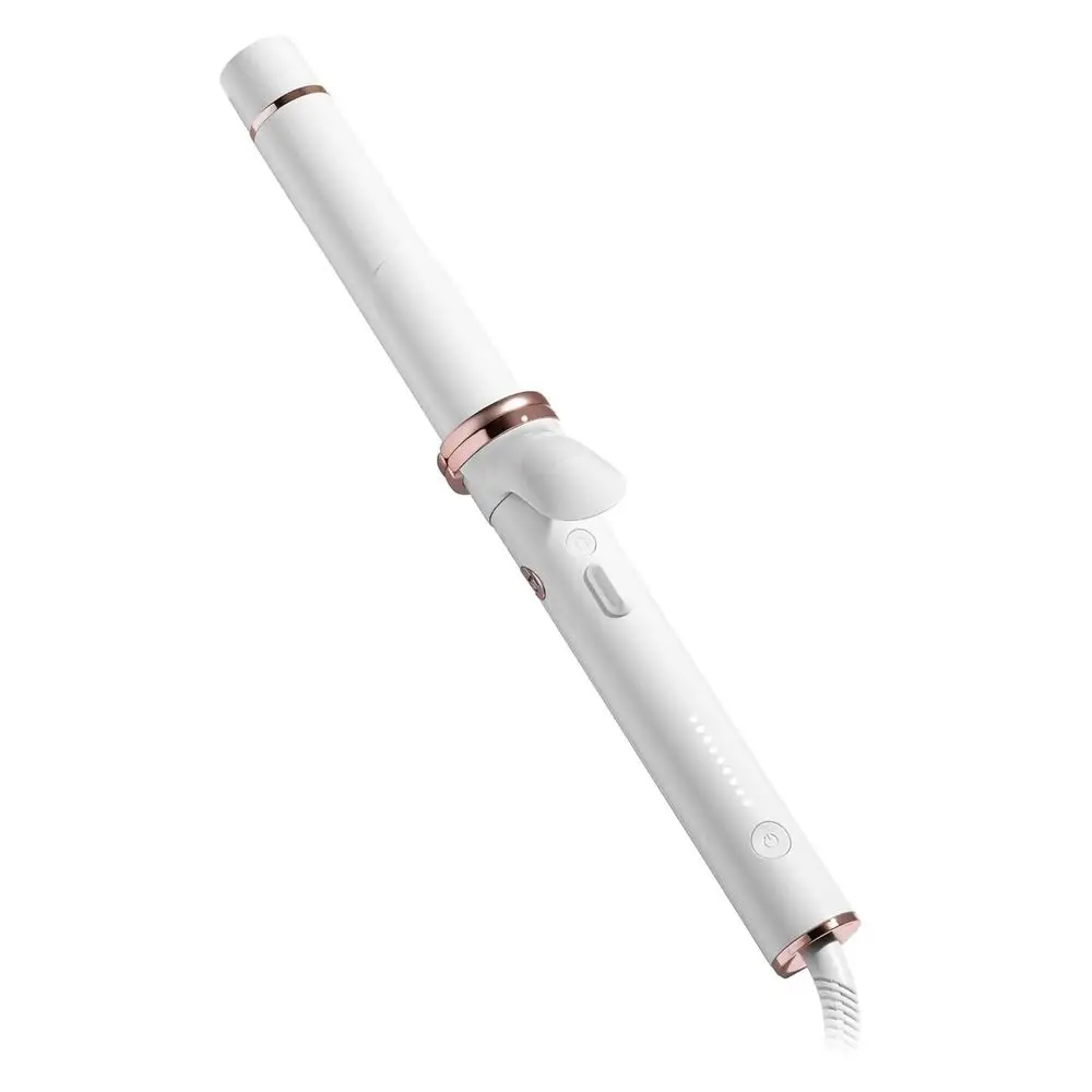 

Automatic Rotating Curling Iron with Long Barrel, 2 Timers, 9 Heat Levels, Auto-Rotating Ceramic Barrel, Ion Technology for All