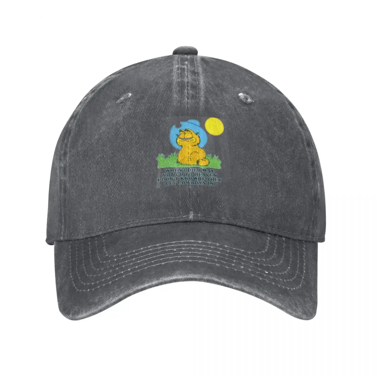 When I Die I May Not Go To Heaven I don't Know If They Let Cowboys in Baseball Cap dad hat Trucker Cap For Women Men's
