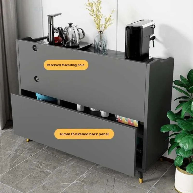 Rock slab light luxury Storage locker restaurant entrance living room storage locker simple modern cajonera Organizer furniture