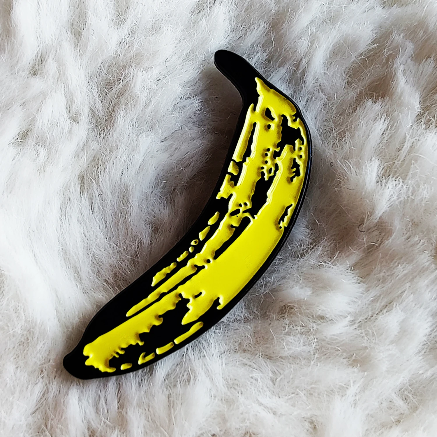 Velvet Underground Banana  Enamel Pin Lapel Brooch Metal Brooches Bag Lapel Badge Jewelry Gift for Kids Friends