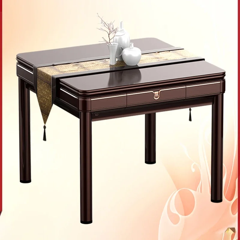 

Simple Silence Dining Table Automatic Shuffling Dining Room Mahjong Table Home Amusement Relax Mesa Comedor Home Furniture LVMC