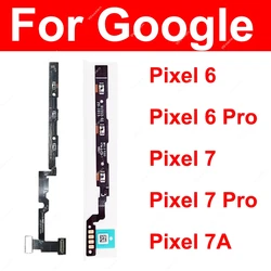 On OFF Power Volume Flex Cable For Google Pixel 6 6 Pro 7 Pro 7A Power Volume Side Key Flex Ribbon Replacement