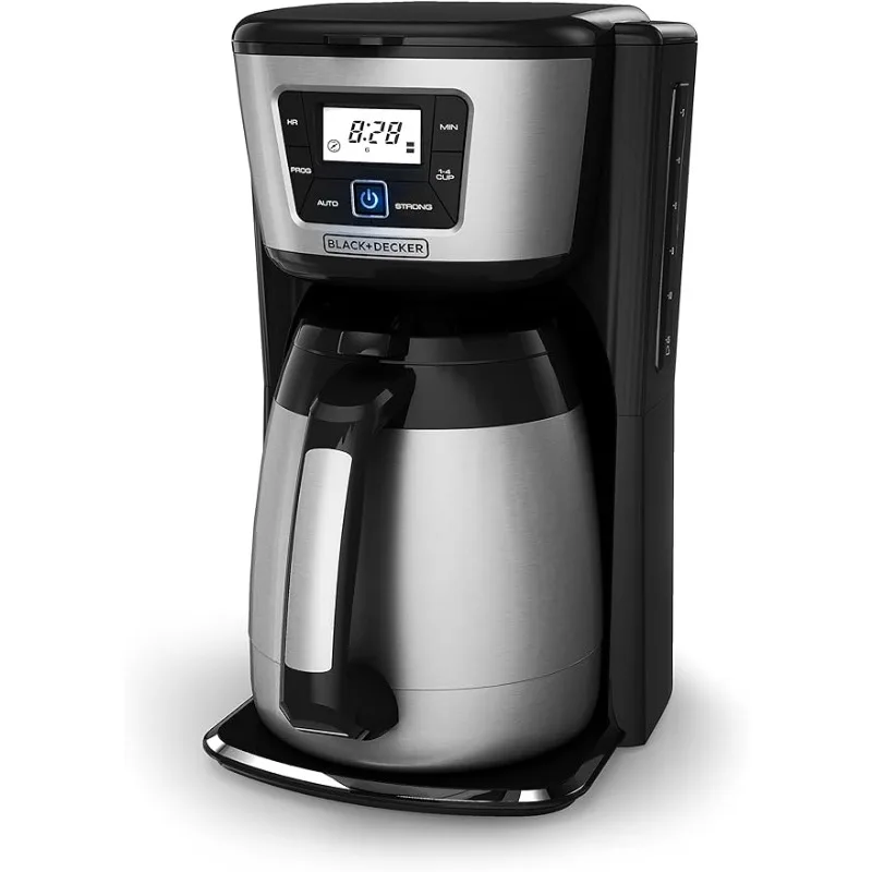 

BLACK+DECKER 12-Cup Thermal Coffee Maker, CM2035B, Digital Controls, EvenStream Showerhead, Thermal Carafe, Easy Cleaning