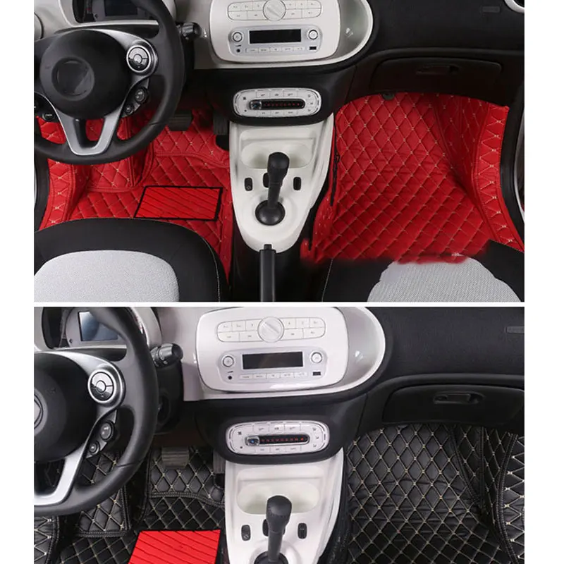 

Автомобильное кожаное кольцо с проволочным кольцом, противоскользящее украшение для Smart 453, Fortwo Forfour, автомобильные аксессуары для интерьера