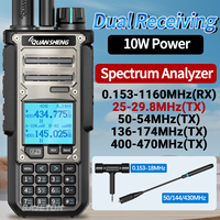 Quansheng TK11 8 Walkie Talkie Two Way Radio Portable Long Range 10W Transceiver Ham Amateur CB Shortwave Receiver NOAA TK11 5