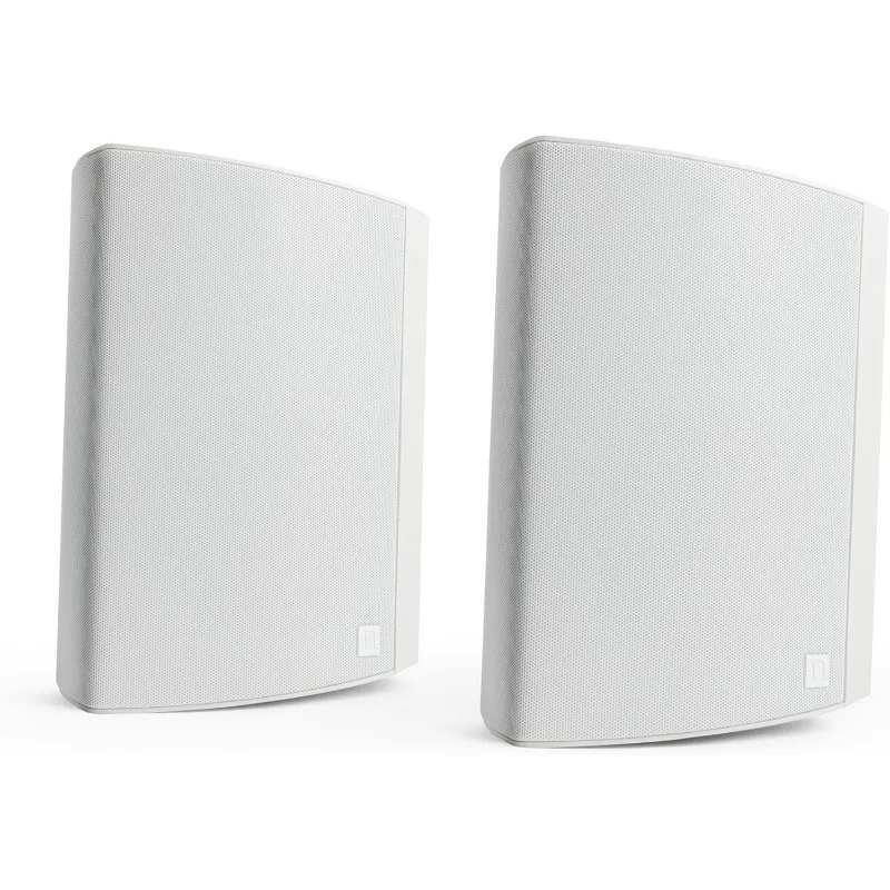 

ymension AW-650 Outdoor Speaker (White, Pair), Two-Way Surface Mount, 6.5" Woofer, 1” Tweeter, & 5”x10 Pa