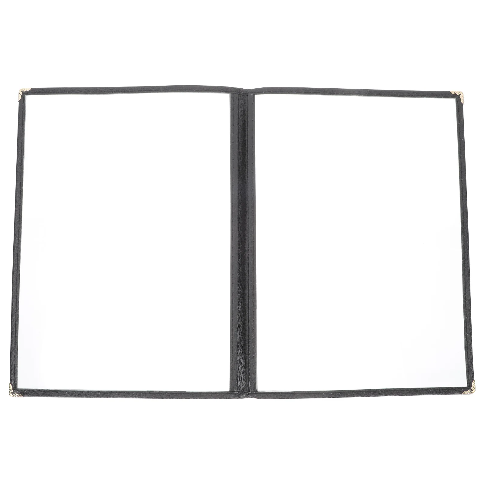 غطاء قائمة مطعم PVC شفاف، مجلد حماية القائمة المتين لبارات الفنادق والمطاعم المقاومة للزيت والماء #5