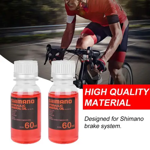 Imagen 2 del producto Líquido de sistema de aceite Mineral para frenos de bicicleta Shimano 27RD, líquido de aceite de disco hidráulico, 60ml