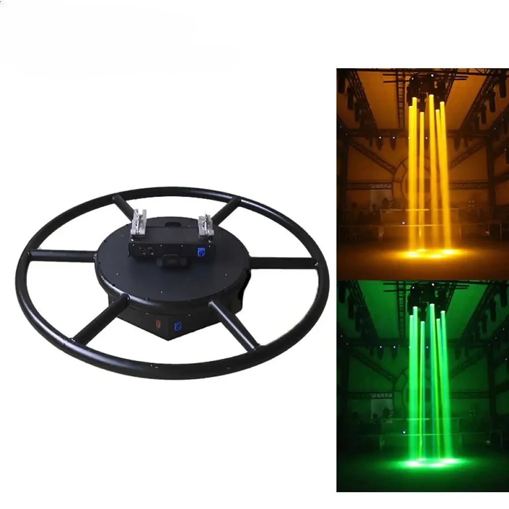 DMX512 Rotary Truss Aluminium Rotating Truss For Moving Head Beam Light Super Bright Rotatable Stage Performance Lighting