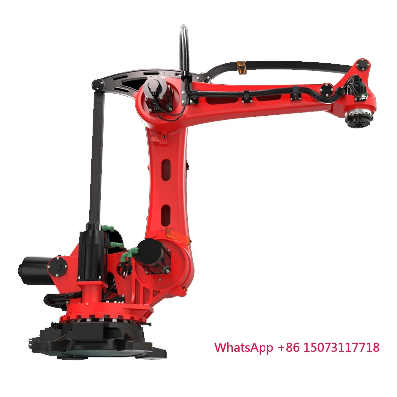 جودة فائقة BRTIRPZ3013A روبوت صناعي 130 كجم حمولة دخول 3020 مم محرك الوصول PLC يتم تطبيق خصيصًا على البليت.