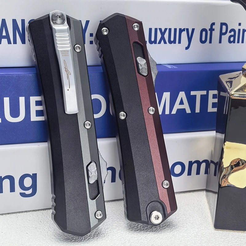 

Тактический нож MICRO Glykon OTF TECH, лезвие из стали D2, рукоятка из алюминиевого сплава, карманный нож EDC для кемпинга, охоты, самообороны