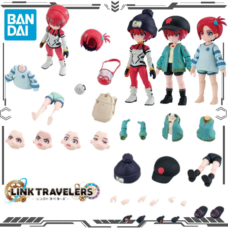

Bandai Original Gundam Linktravelers Shokugan Amate Yuzuriha Action Figure Toys for Boys Girls Gift Collectible Model Ornaments