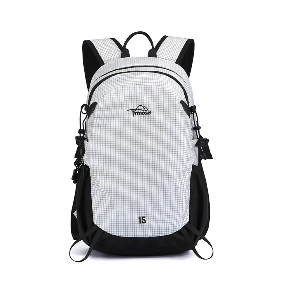 Fashion Unisex Solid Color Nylon Backpack Large Capacity multi-functional Water Resistant Suitable hiking And Outdoor camping