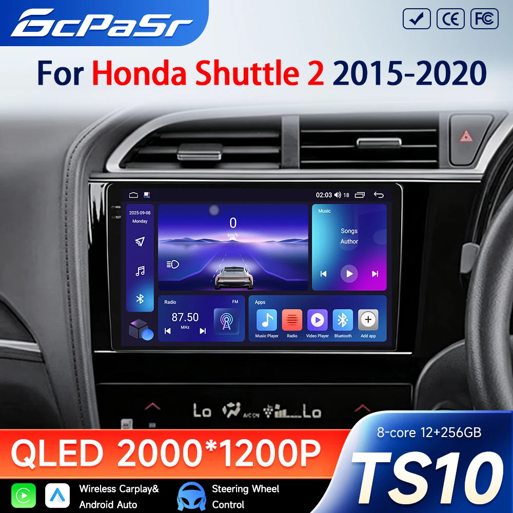 Android 16 Wireless Carplay Car Radio For Honda CRV CR-V 1997 1998 1999 2020 2001 Multimedia Video Player Autoradio Android Auto