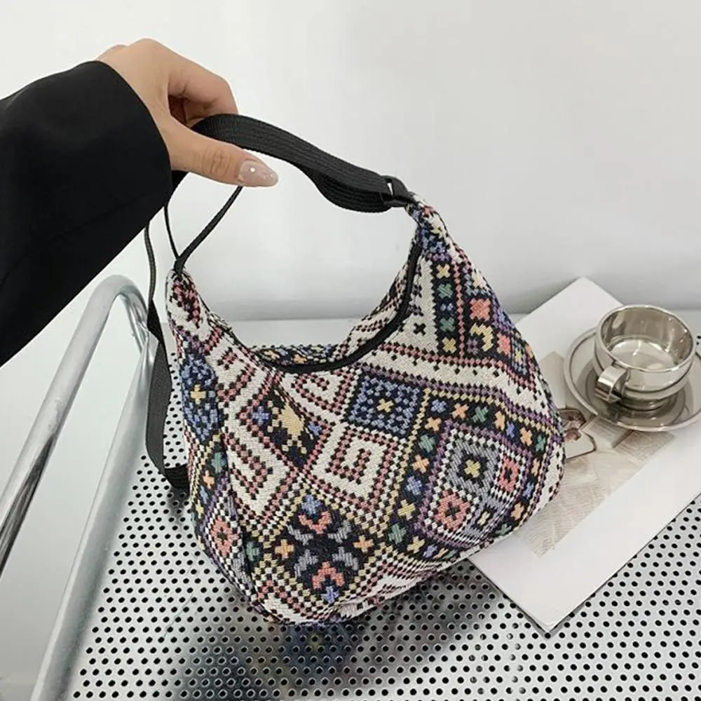 Women Canvas Tote Bag Printing Designer Ladies Casual Handbag Shoulder Bag Large Capacity Crossbody Bags Reusable Shopping Bags