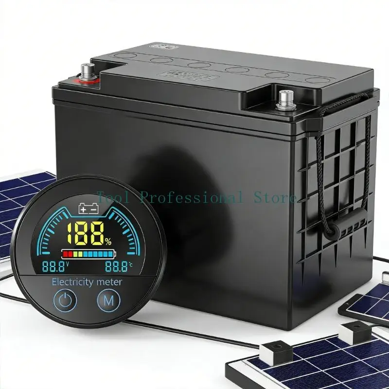 

57QF 8 to 100V Two Wire Connection Battery Tester for Camping & Mobile Equipment