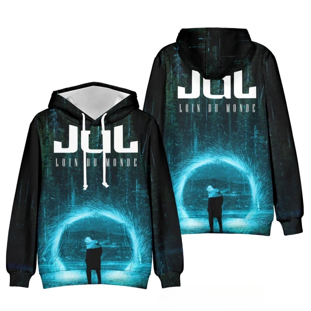 JuL Rapper 3D Print Hoodies Men Women Casual Fashion Hip Hop Oversized Sweatshirts Hoodie Male Pullovers Tracksuit Man Clothing