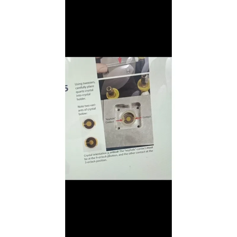 Q-Sense Gold Sensor QSX301, 5MHz Quartz Crystal Microbalance QCMD Electrochemical Sensor