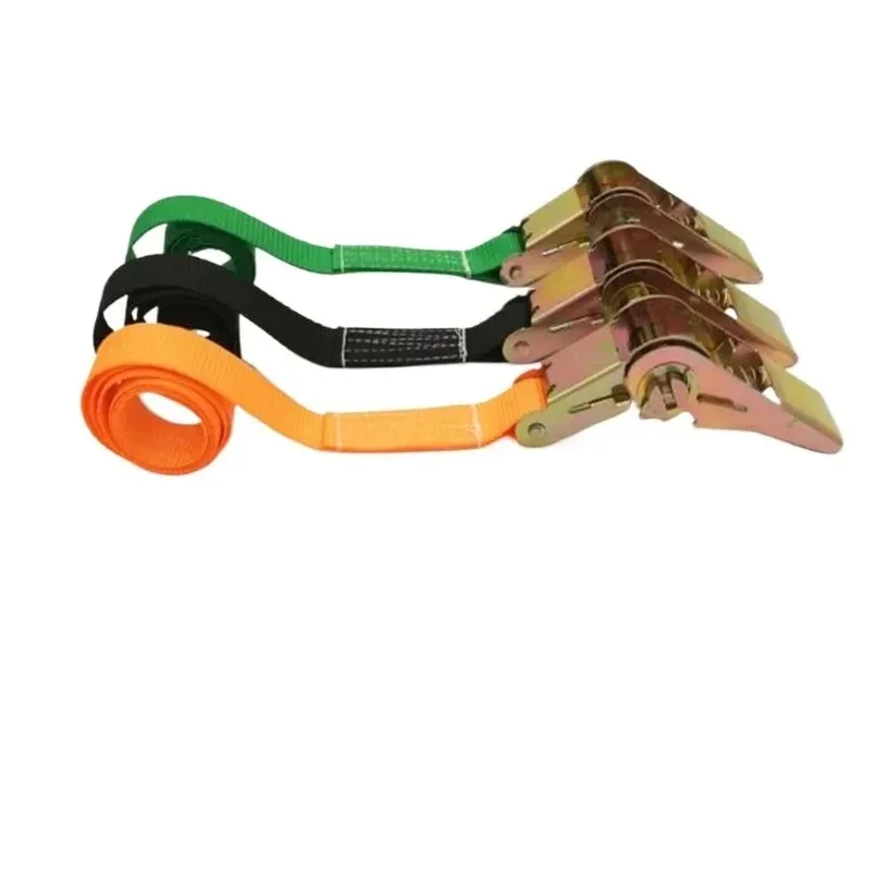 Ratchet Tensioner Freight Car Fixed Tightener Tighten Rope for Luggage Goods Transportation Outdoor Camping Cargo Strap