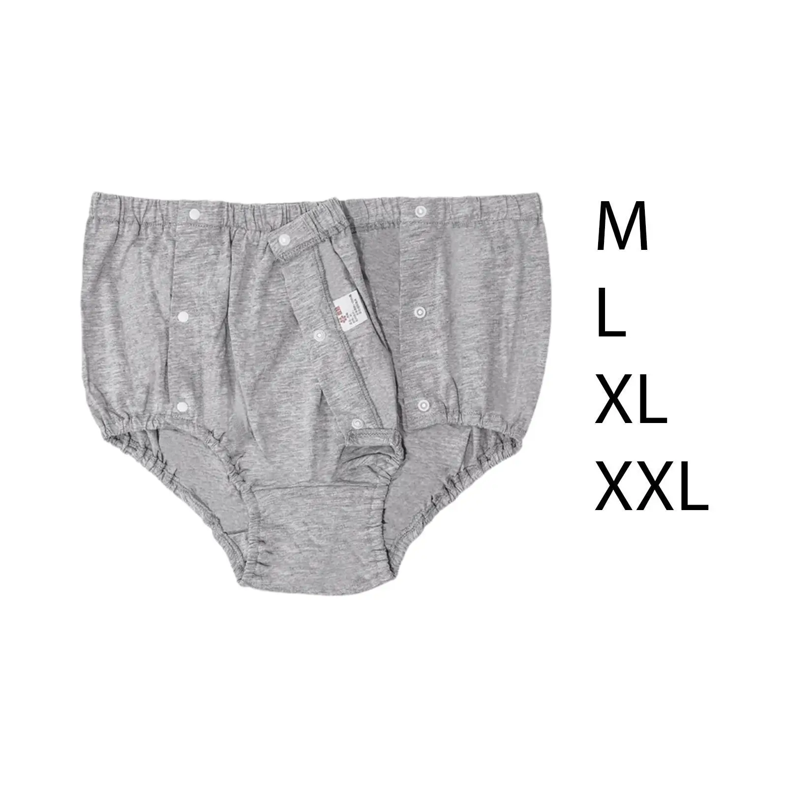 

2x Adaptive Underwears,Reusable Unisex Briefs Clothing Incontinence Underpants for Women Men Adults Mom Dad People Nursing Care