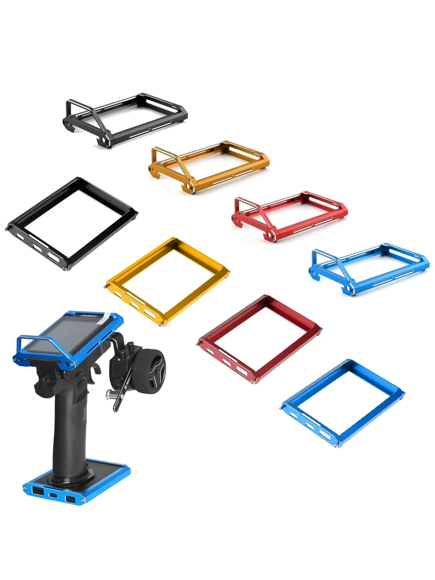 Cadre de protection d'émetteur en métal, poignée de transport YA-0711 pour Flysky Noble NB4 / NB4 Pro, pièces de mise à niveau de télécommande, 1 pièce