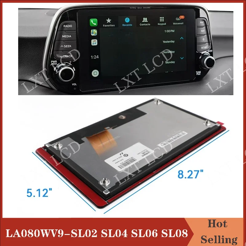 LA080WV9-SL02 SL04 SL06 SL08 Original 8