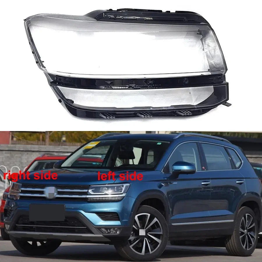 

For Volkswagen VW Tharu 2019 2020-2022 Headlight Cover Transparent Lens Headlamp Shell Replace Original Lampshade Plexiglass