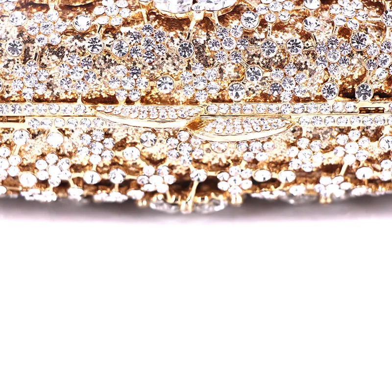 Neues Design Grüne Diamant-Clutch Abendtasche Markendesign Damenhandtasche Soiree Pochette Strass Kristall Party Clutch Taschen – Detail 20