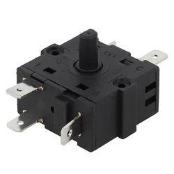 Electric Room Heater Position Switch 3Pin 5Pin Rotary Switch Selector AC 250V 16A Radiator Stove Accessories ïŧŋ