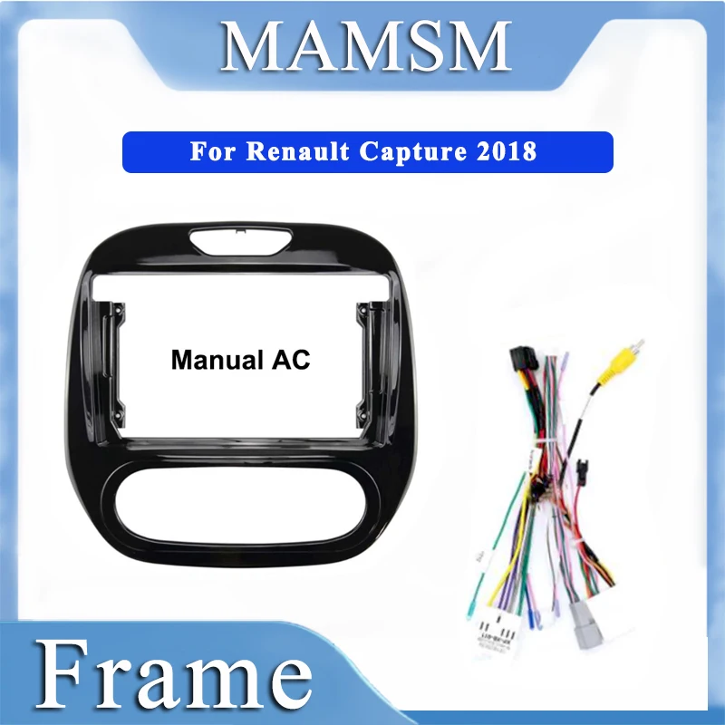 

MAMSM Car Frame Fascia Adapter For Renault Capture 2018 Android Radio Dash Fitting Panel Kit