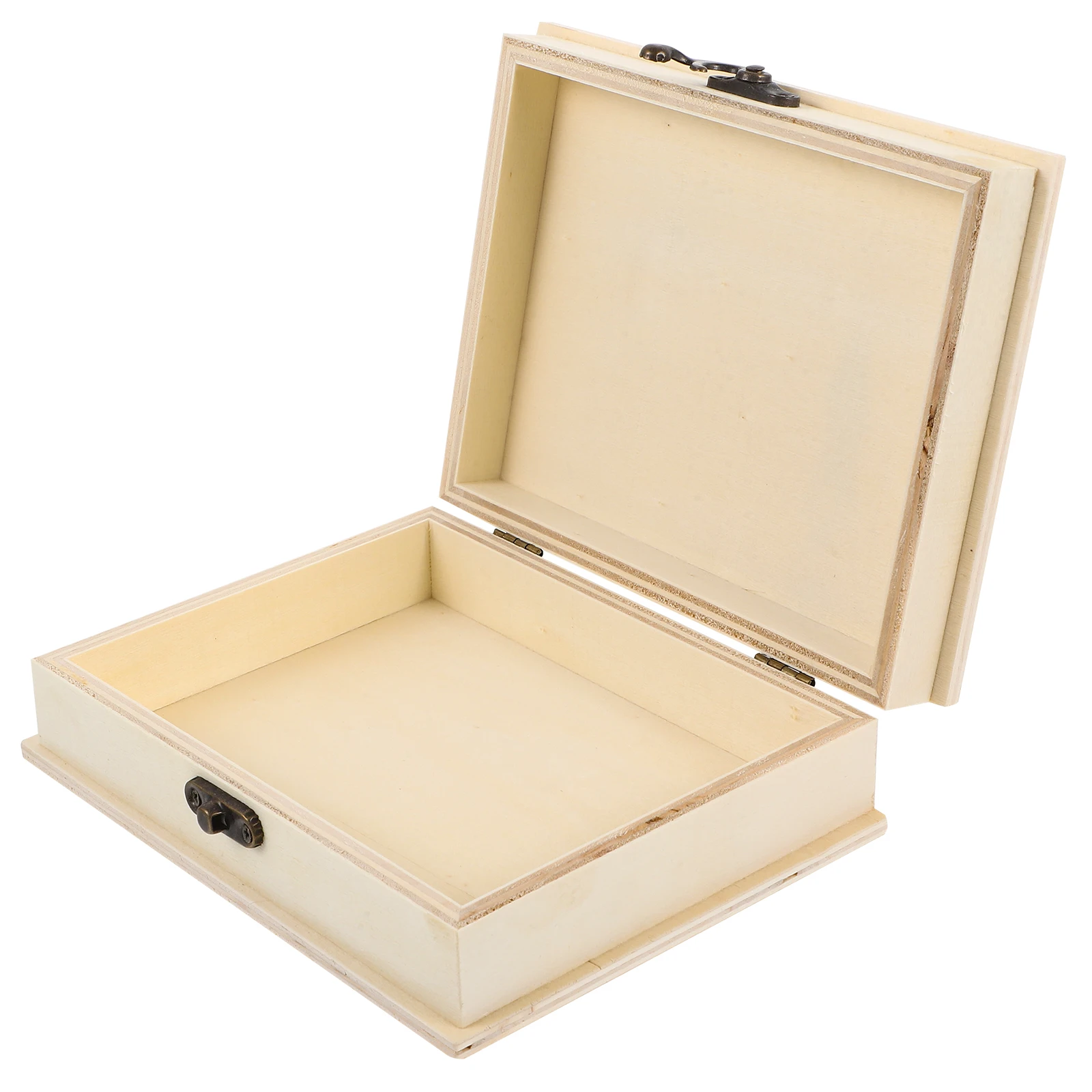 

Деревянная корона, шкатулка для драгоценностей, неокрашенные маленькие коробки для хранения, сделай сам, ремесло, натуральный материал, домашний декор, незавершенный деревянный контейнер