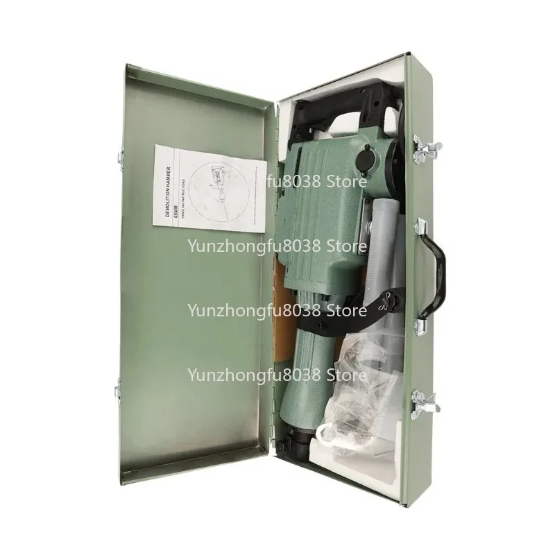 

1500W 65A 220V Powerful Tool for Construction And DIY Projects, Electric Demolition Hammer Jack Hammer 50J Breaker PH65A