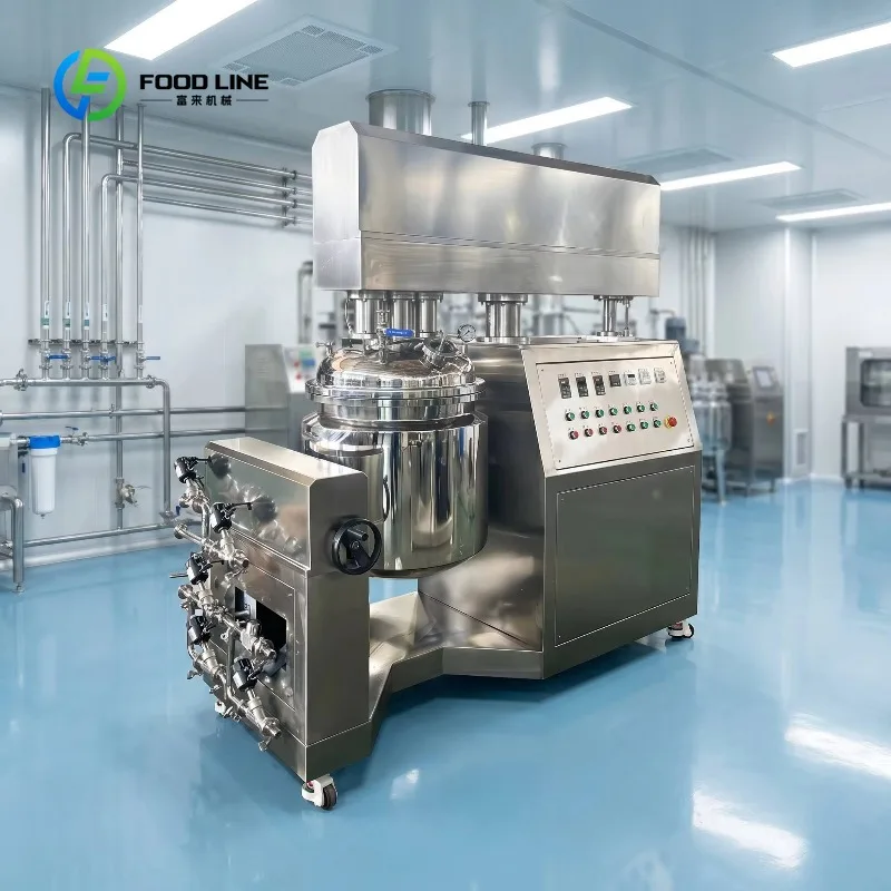 Customized Energy Saving Vacuum Homogenizing Emulsifier Mixer for Cosmetic Cream Ointment Food