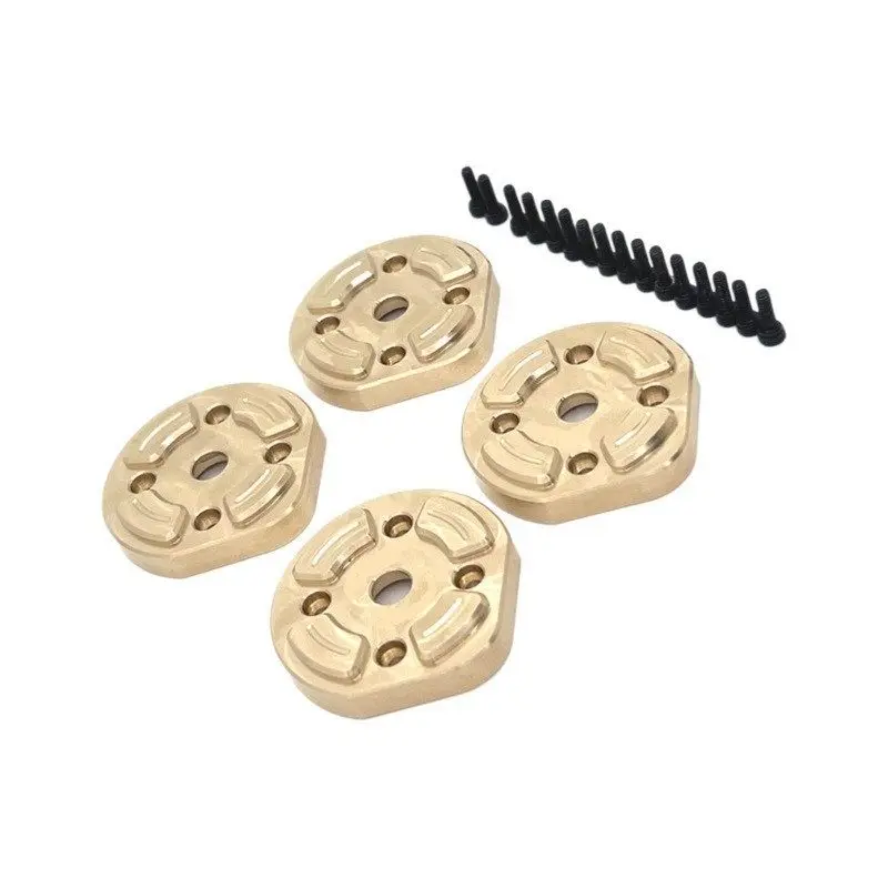 

For MXJ H12Y H12Y+ RC 1/12 Scale Crawler Brass Front/Rear Axle Weight Plates Gear Cover Upgrade Parts No-Damage Installation