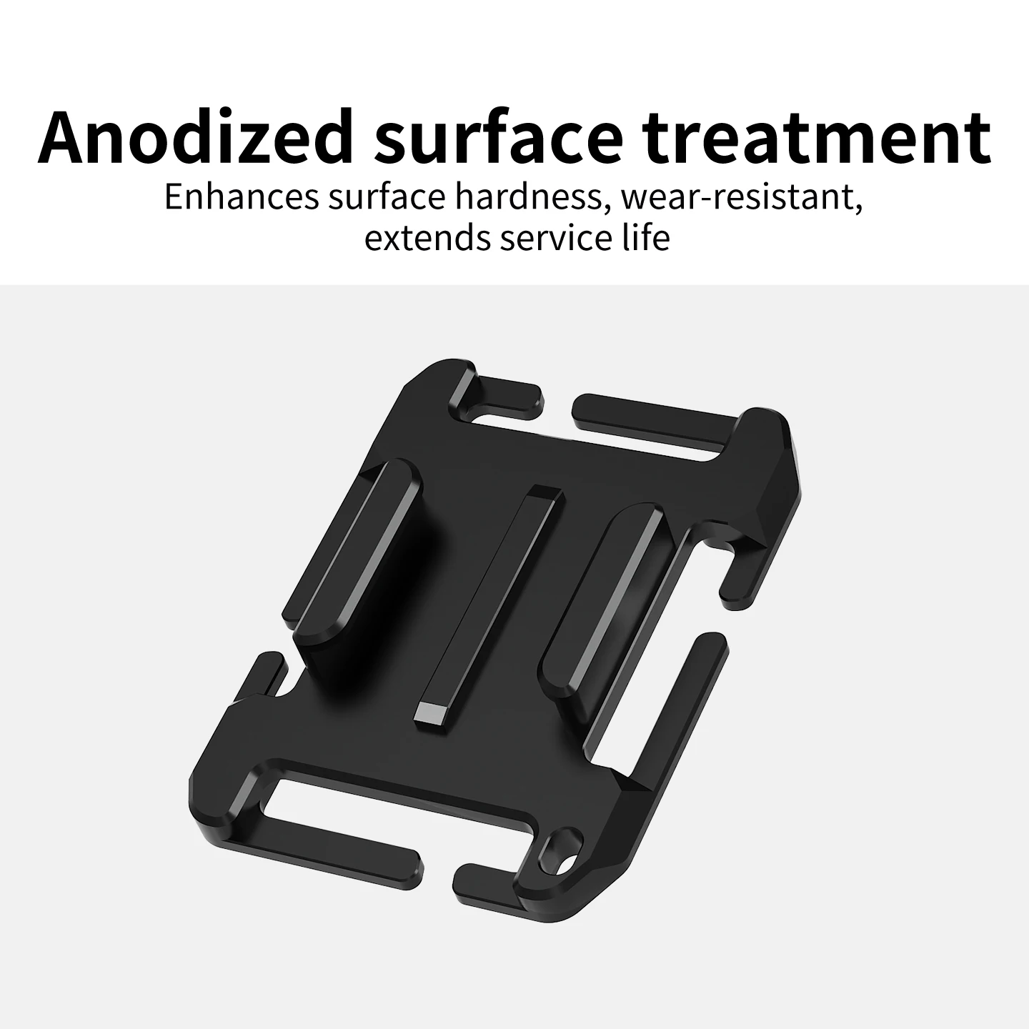 Taktische Outdoor-Kamerahalterung mit Schnalle und Haken für GoPro 13 12 DJI Insta360, Passend für 25-32mm Gurtband für MOLLE-Weste und Rucksack – Detail 5