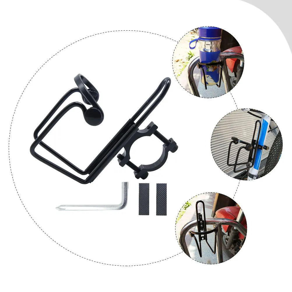 رف زجاجات ركوب الدراجات، ملحق مريح للدراجة، مادة ممتازة، متانة تدوم طويلاً، يمنع سقوط الغلاية #4