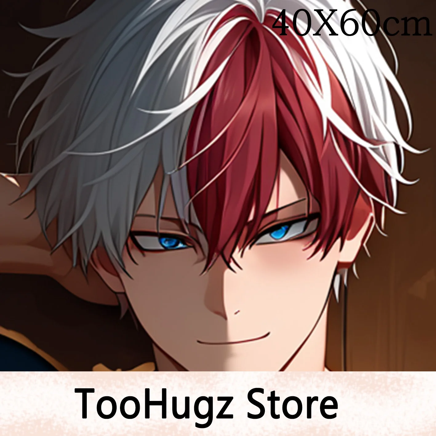 Shoto Todoroki Furry Anime Animal Pillow Cover Anthropomorphic Cartoon Character 40x60cm Sofa Bedding