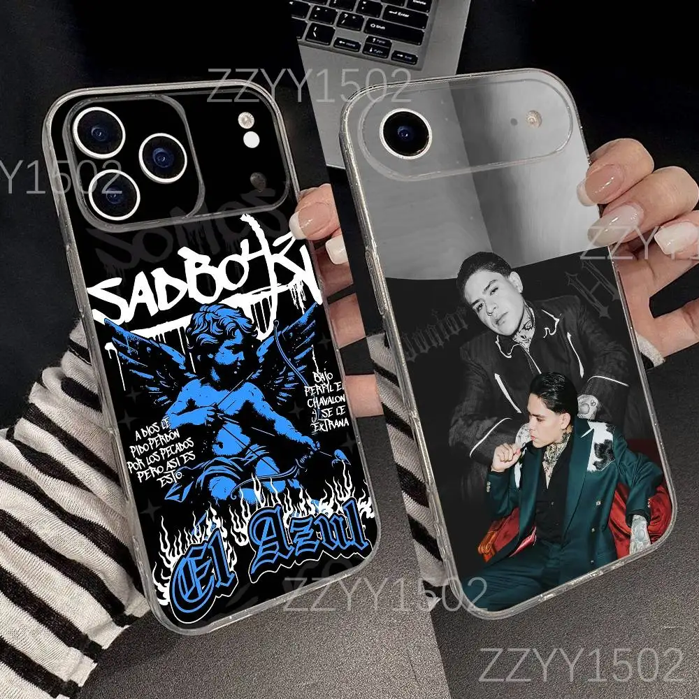

Rapper J-Junior H Sad Boyz Phone Case For iPhone 17,16,15,14,13,12,11 Pro,Max,Plus,X,XS,XR,SE4,E Mini Transparent Soft