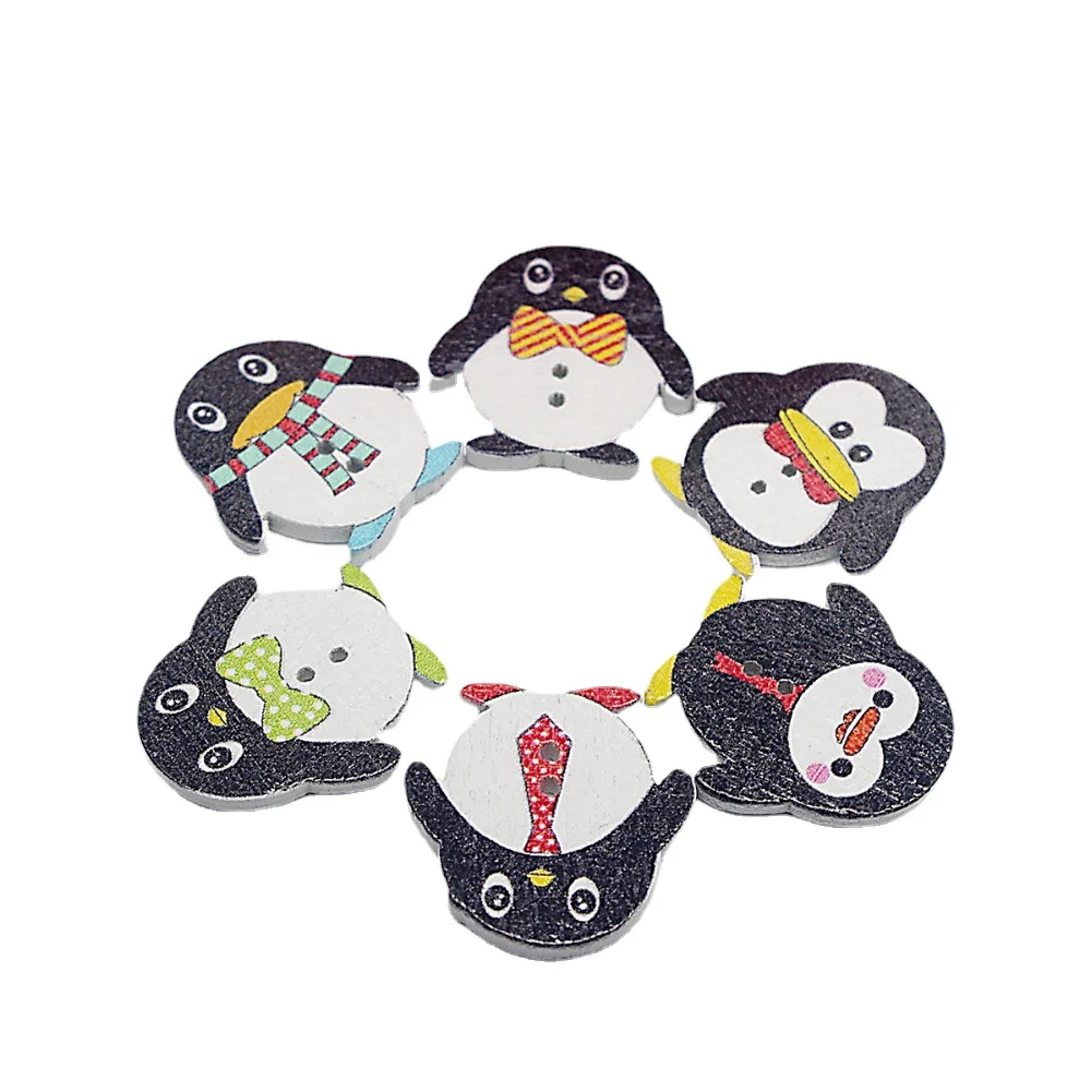 

30 шт., деревянные декоративные пуговицы 25x24 мм