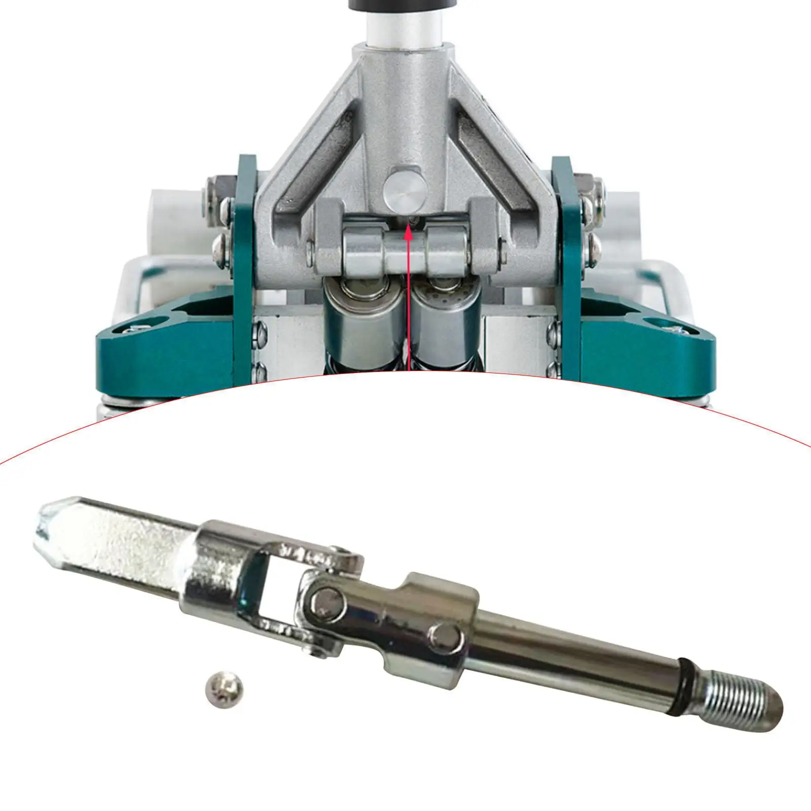 Uniwersalny 2T samochodowy podnośnik poziomy części wału wytrzymały gwint 10mm