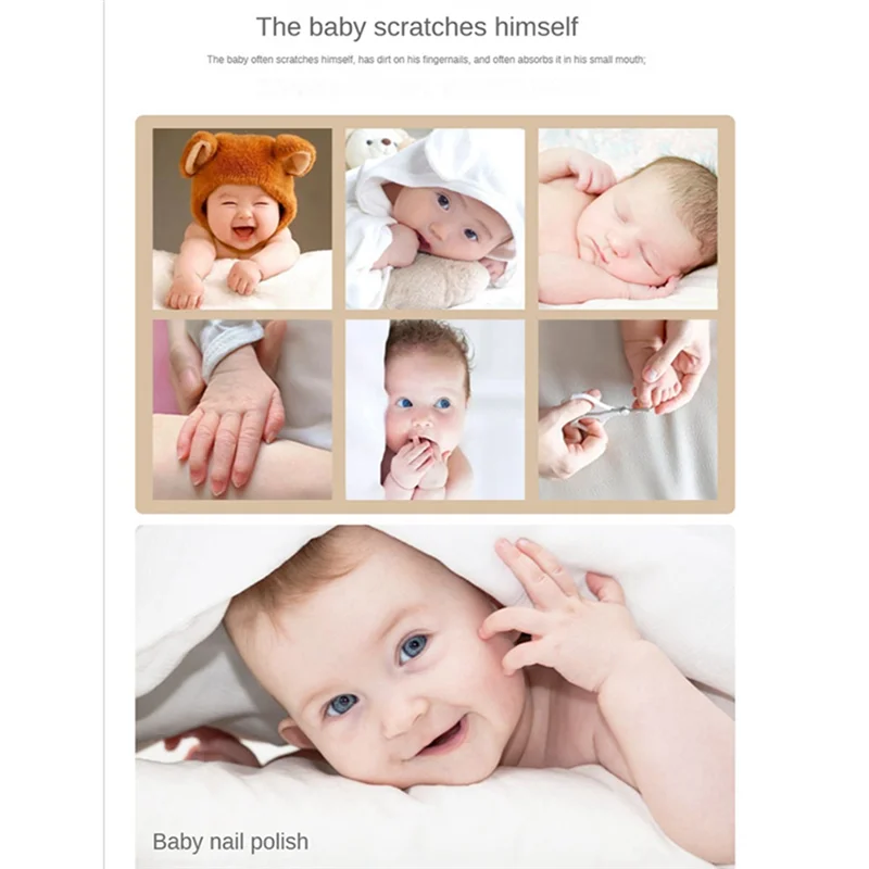 مجموعة أدوات تشذيب الأظافر الكهربائية للأطفال من ABGU، سهلة تقليم مقصات الأظافر لحديثي الولادة باللون الأزرق