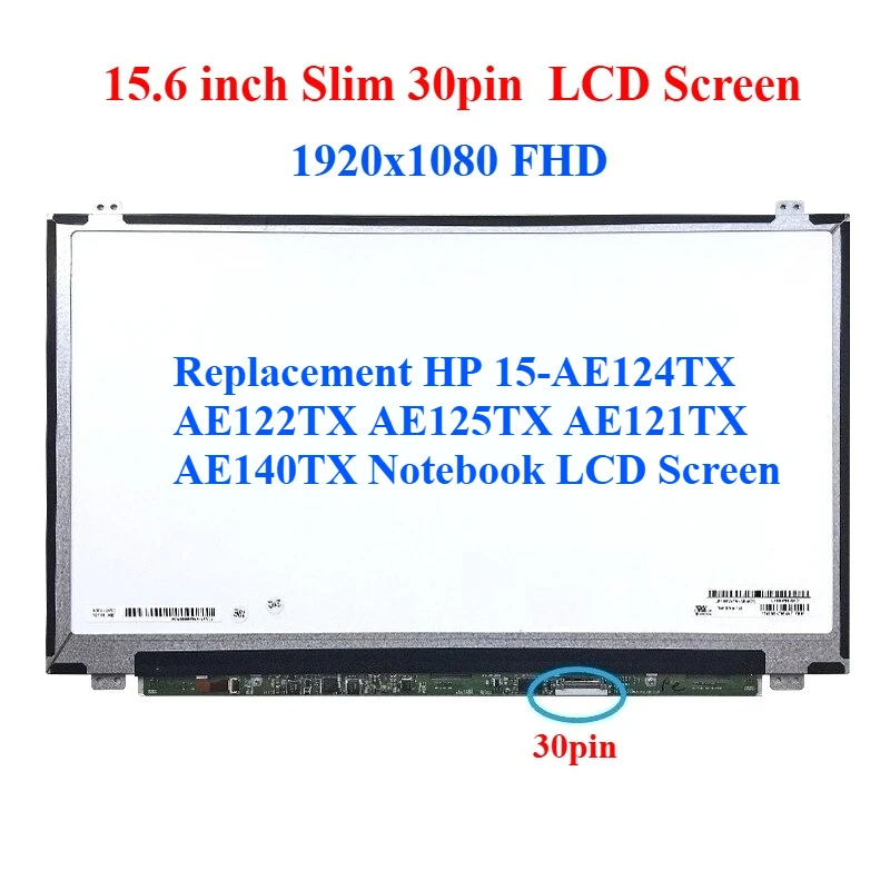 For HP 15-AE124TX AE122TX AE125TX AE121TX AE140TX Notebook LCD Screen