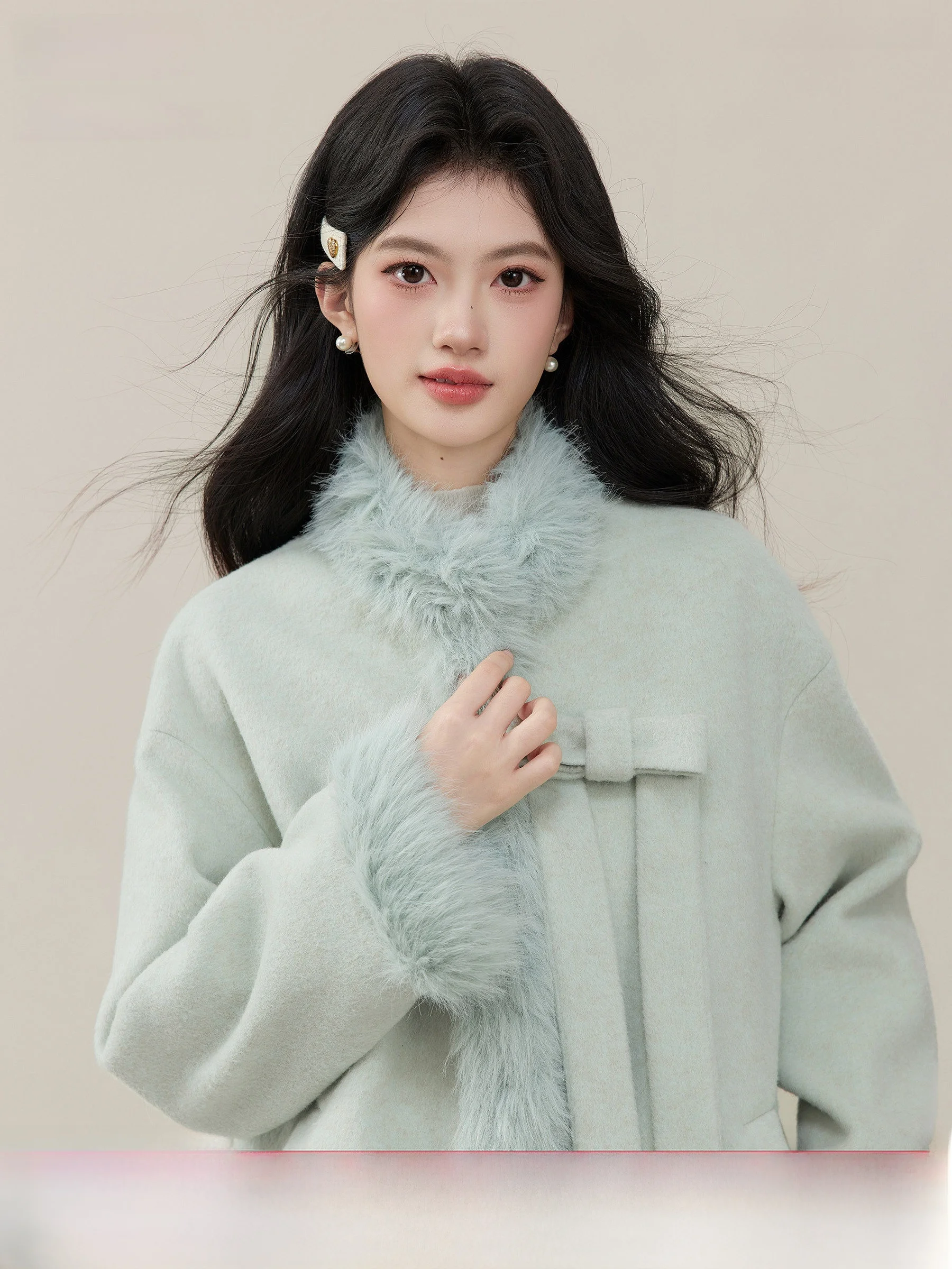 

Шерстяное пальто Princ Sle orteen с меховой подкладкой, легкое, для путешествий, повседневной носки, дома, на работу, для бизнеса...