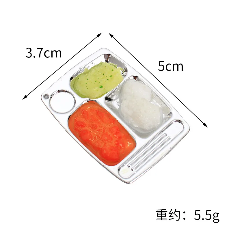 New Keychain PVC Food Model Dollhouse Miniature Scene Decor Car Key Ring Backpack Charm  Wholesale - Image 5