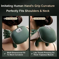 2026 Bionic Neck Shoulder Massager N7 Kneading Massager Shawl 3-Level Modes Neck Cervical Waist Leg Body Muscles Massage Pillow 3