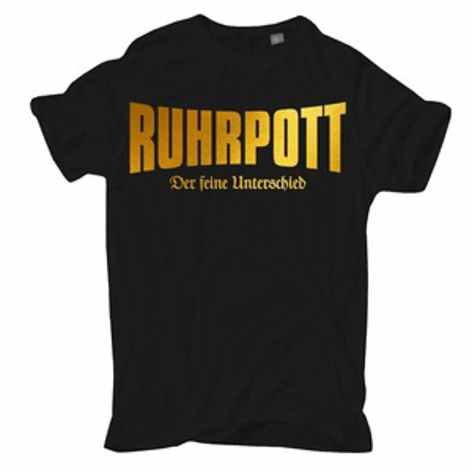 Herren T Shirt Ruhrpott der feine Unterschied Gold Pott Club Größe S bis 8XL vintage Washed streetwear Versatile Comfortable