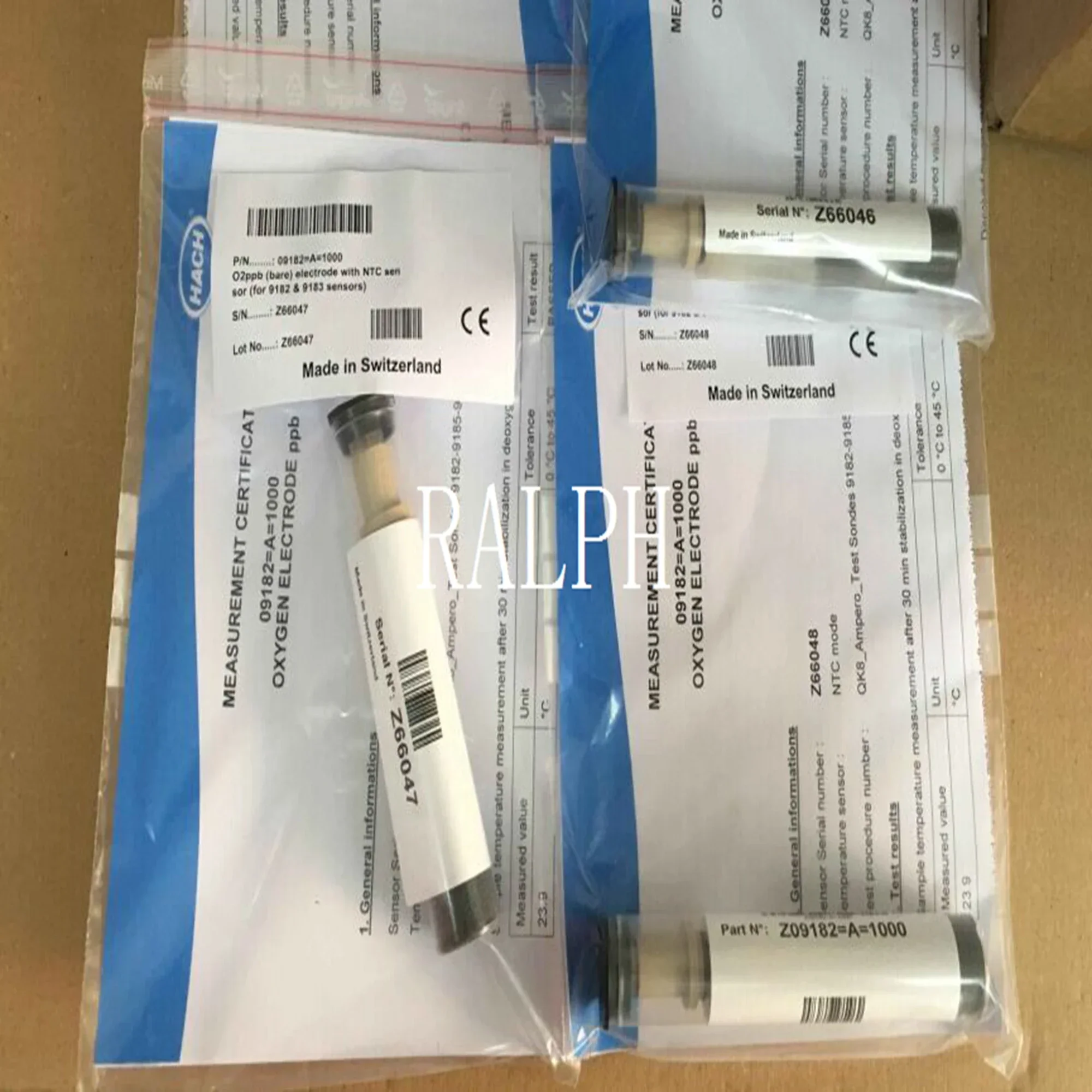 

Hach Polymetron Premounted Membranes for 9185 SC & 9582 SC PH Meters with 09185=A=3500