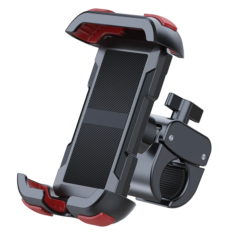 Motorcycle Phone Mount, Upgrade Bike Phone Mount [1s Lock][Secure Protection], 360° Rotatable Phone Holder For Mountain Bike